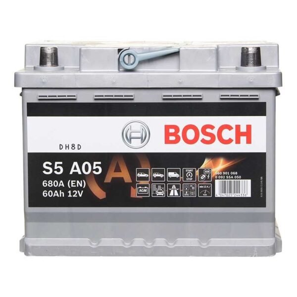 BATTERIE BOSCH S5 60AH, 680A, 0092S5A050 L2 START/STOP