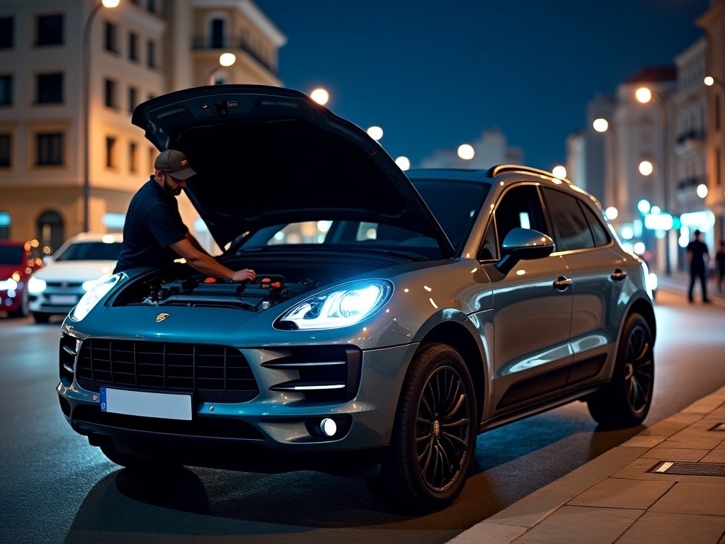 Technicien SOS Batterie remplaçant une batterie automobile